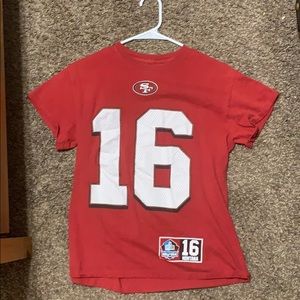 Joe montana pro football hall of fame shirt
